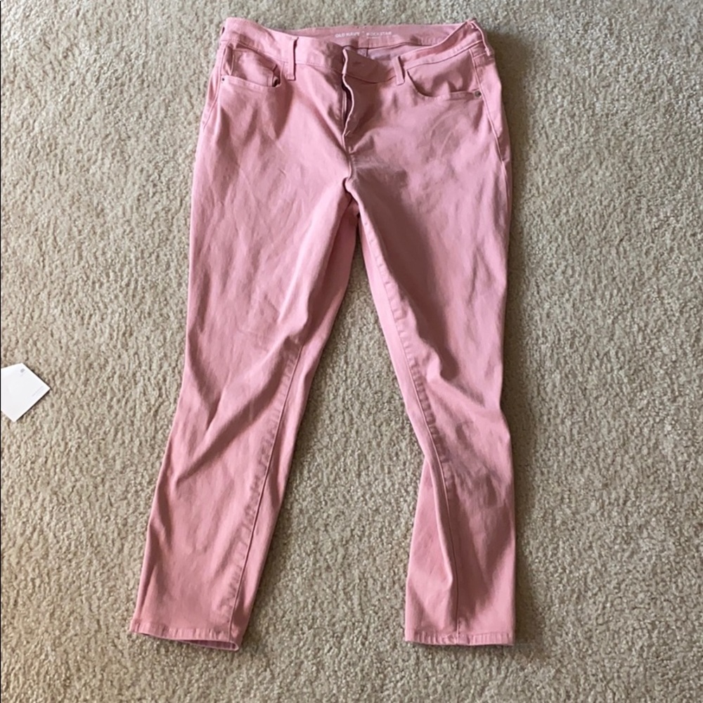 Rose skinny jeans
